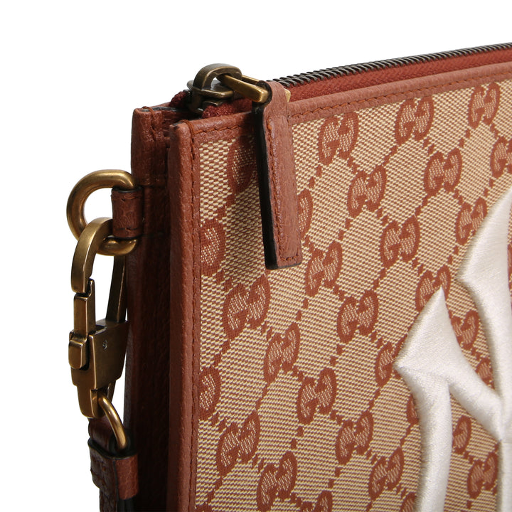 GUCCI x MLB GG Canvas Wristlet
