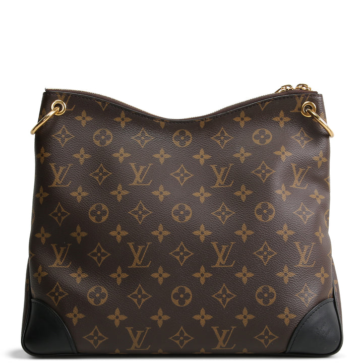 LOUIS VUITTON Monogram Macassar Odeon MM OUTLET FINAL SALE