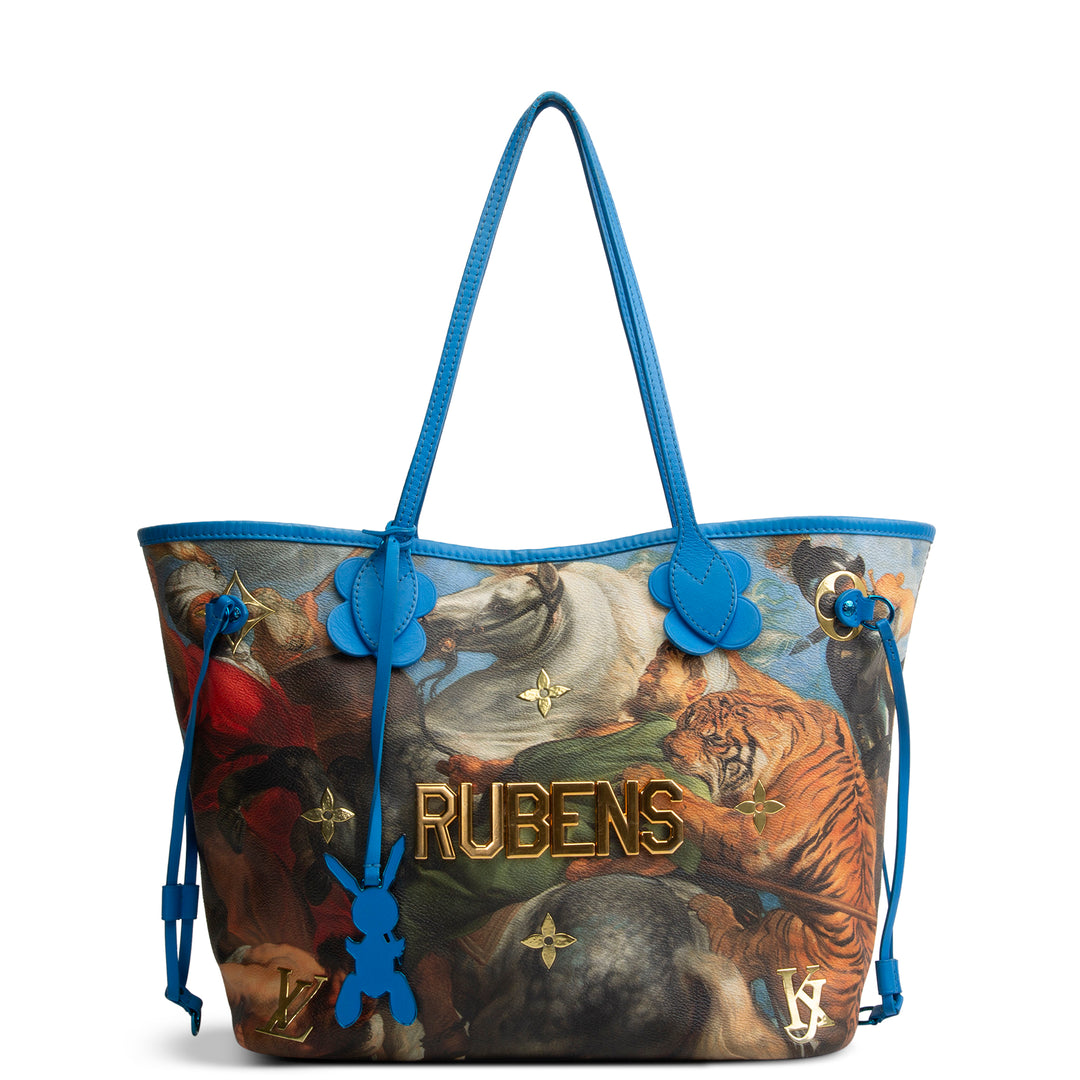 LOUIS VUITTON Monogram x Jeff Koon Reben Neverfull Limited Edition OUTLET FINAL SALE