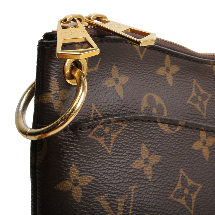 LOUIS VUITTON Monogram Macassar Odeon MM OUTLET FINAL SALE