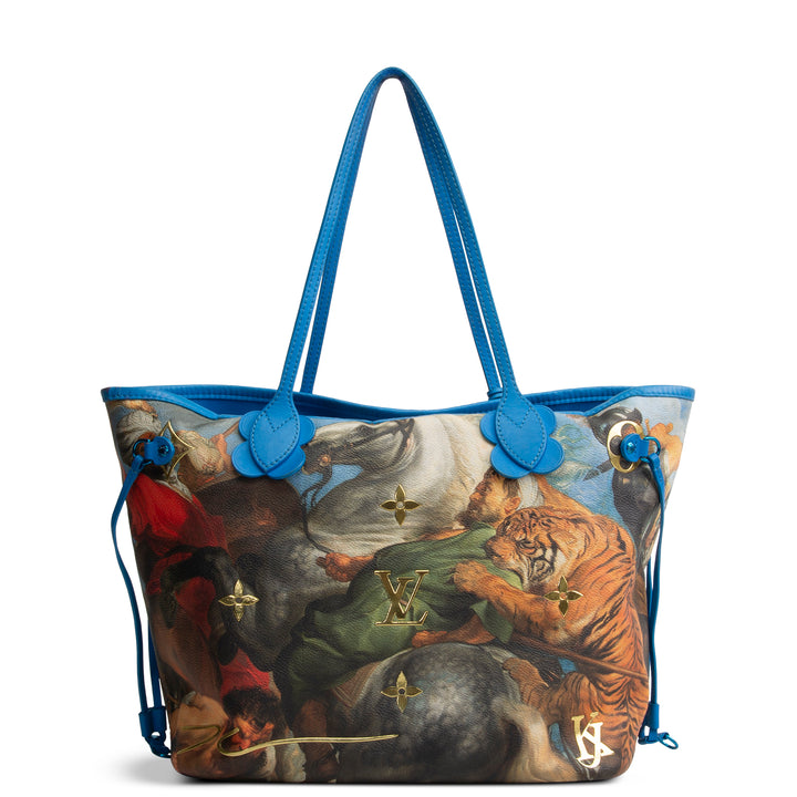 LOUIS VUITTON Monogram x Jeff Koon Reben Neverfull Limited Edition OUTLET FINAL SALE