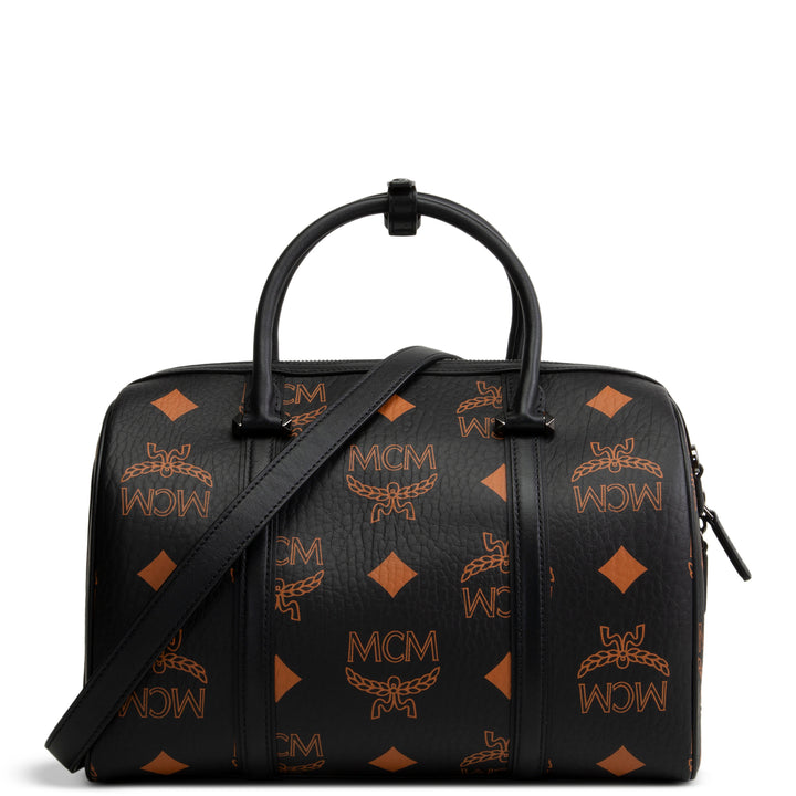 MCM Aren Boston Visetos Satchel - Medium