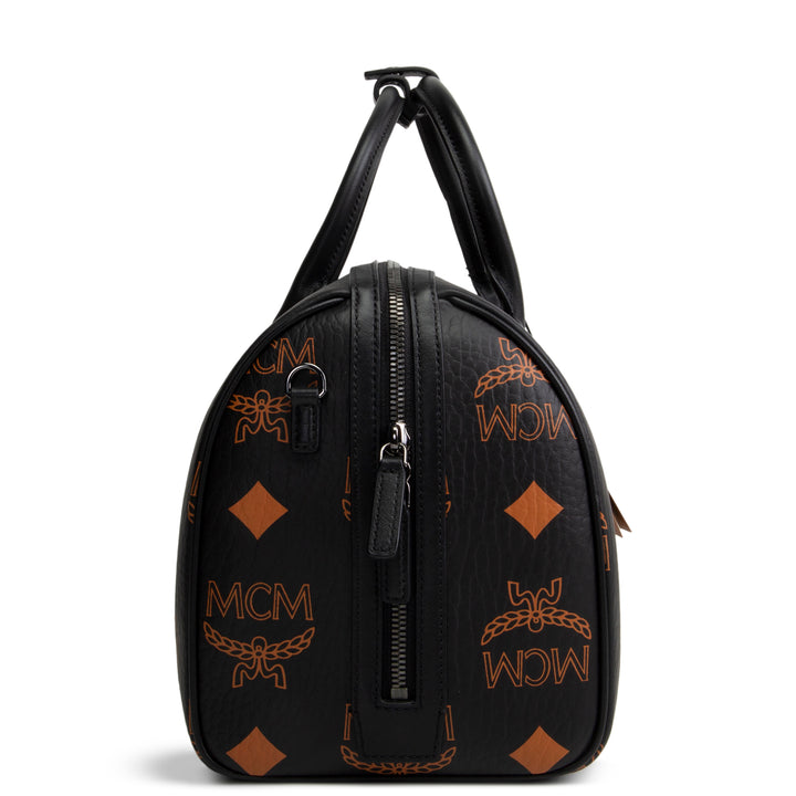 MCM Aren Boston Visetos Satchel - Medium