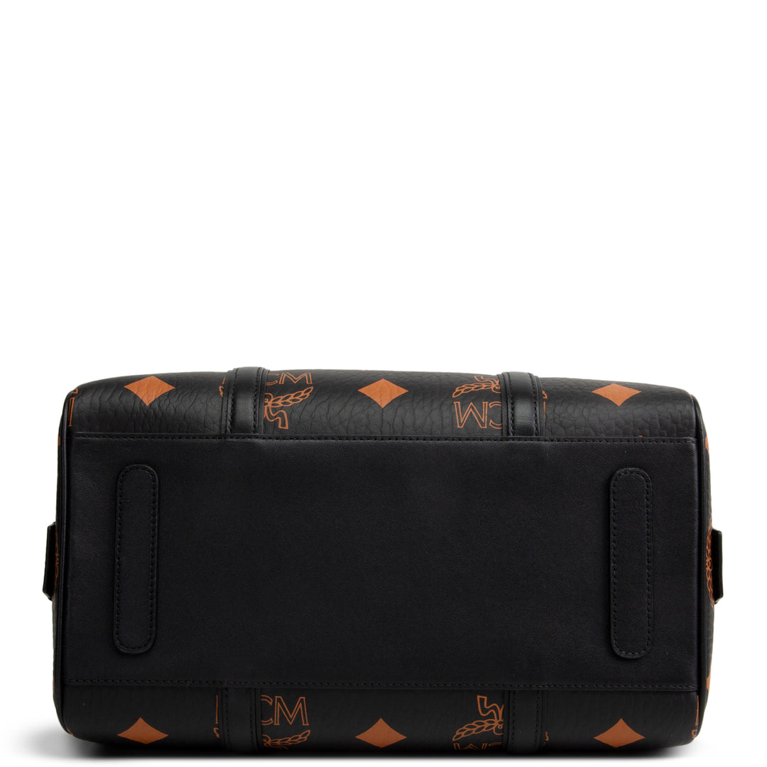 MCM Aren Boston Visetos Satchel - Medium