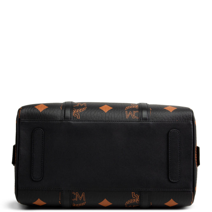 MCM Aren Boston Visetos Satchel - Medium