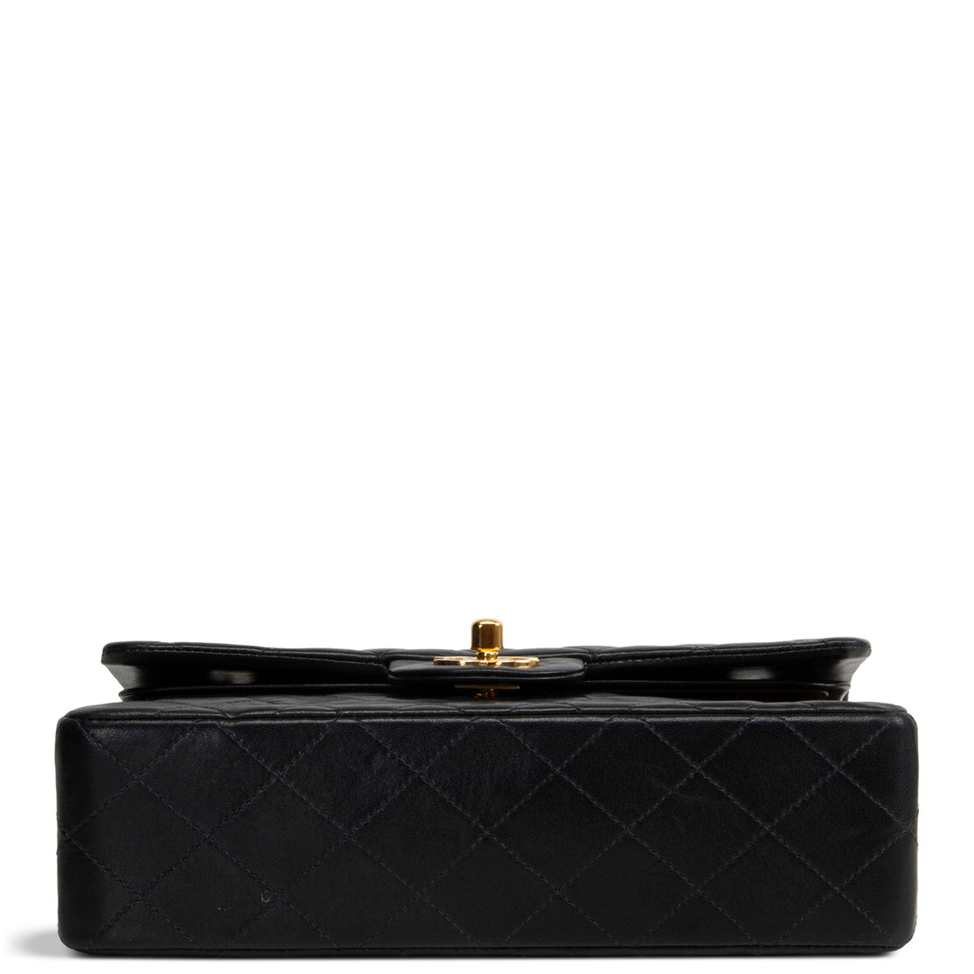 CHANEL Vintage Lambskin Classic Double Flap - Black OUTLET FINAL SALE