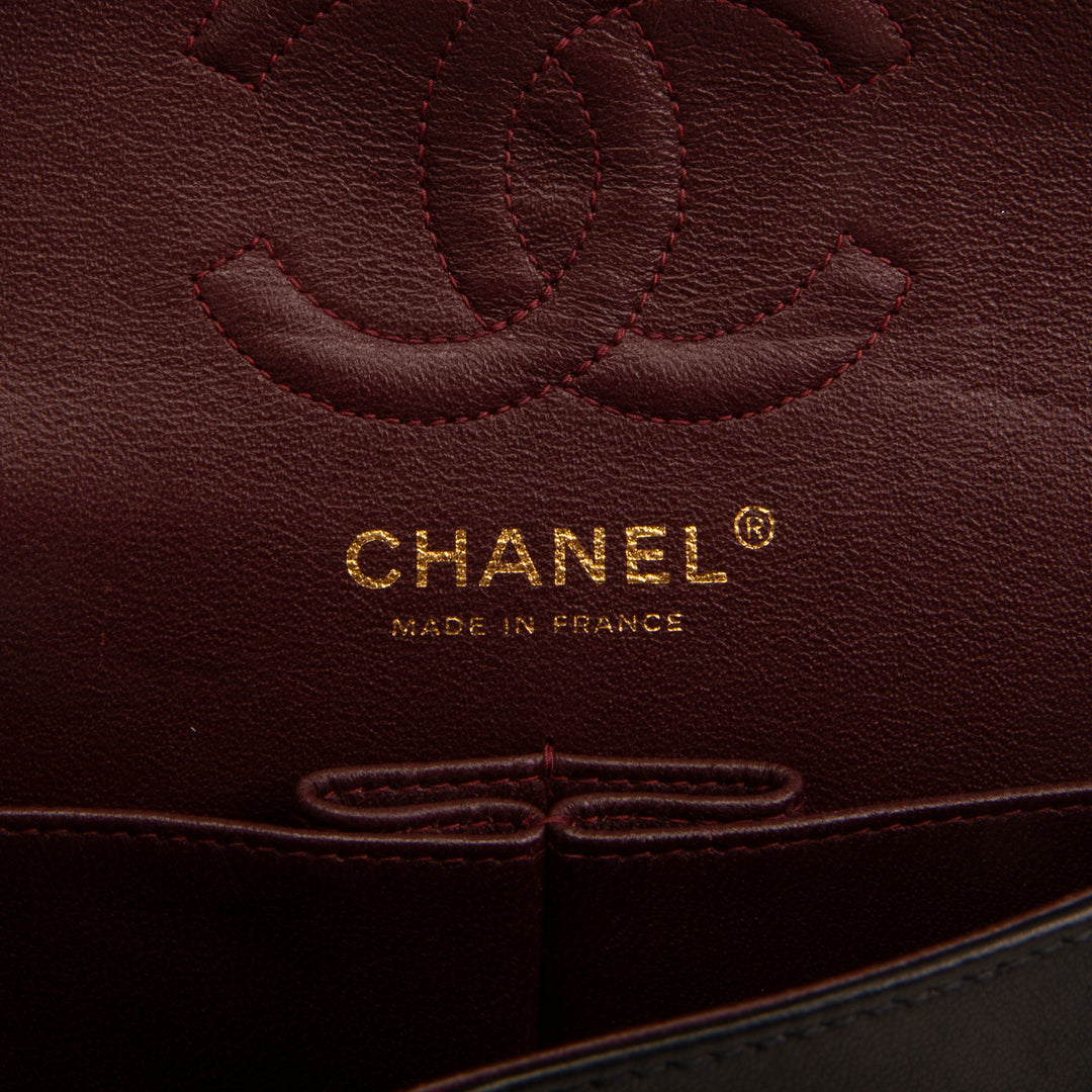 CHANEL Vintage Lambskin Classic Double Flap - Black OUTLET FINAL SALE