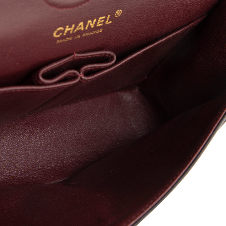 CHANEL Vintage Lambskin Classic Double Flap - Black OUTLET FINAL SALE