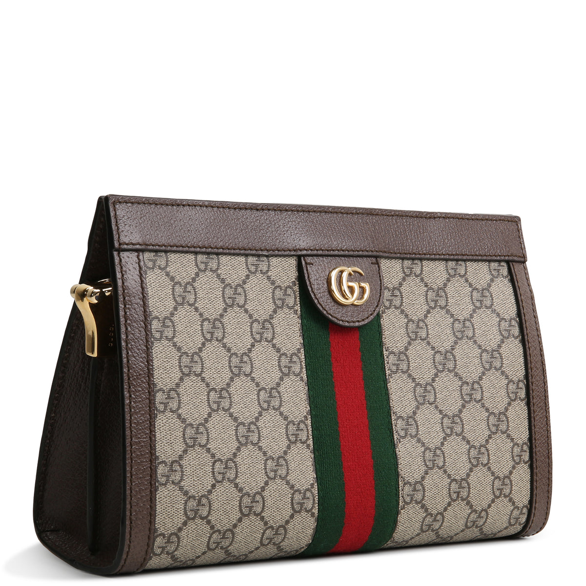 GUCCI GG Supreme Ophidia Chain Clutch Bag