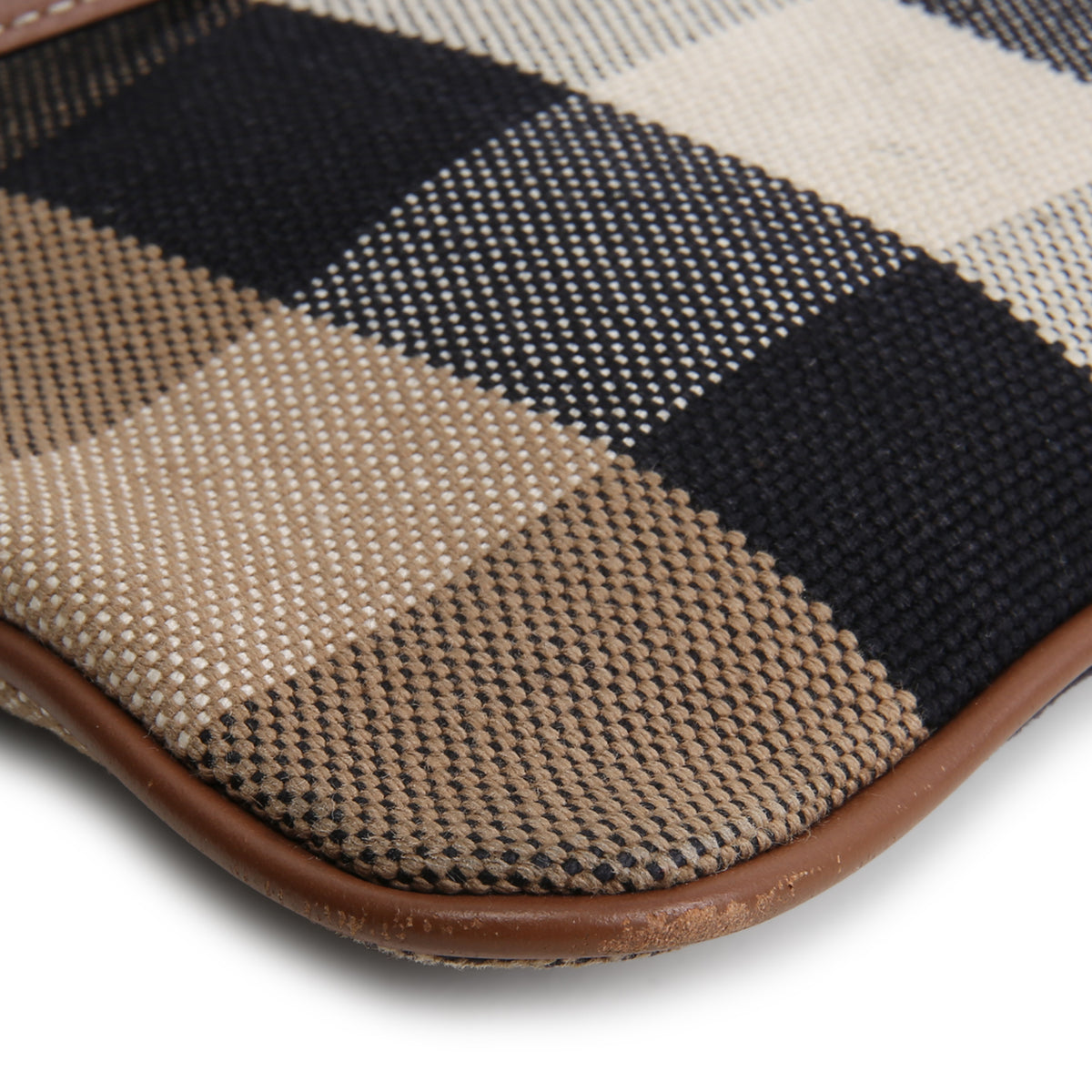BURBERRY House Check Peyton Wristlet Pouch