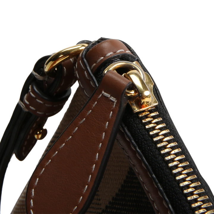BURBERRY House Check Peyton Wristlet Pouch