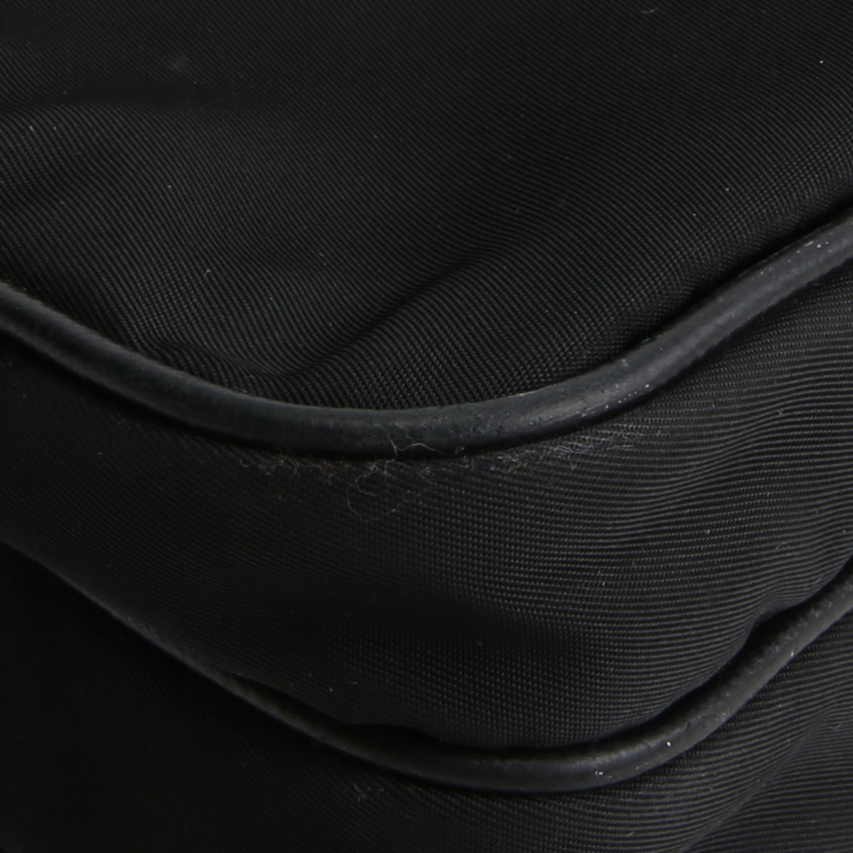 PRADA Tessuto Nylon Messenger Bag - Black