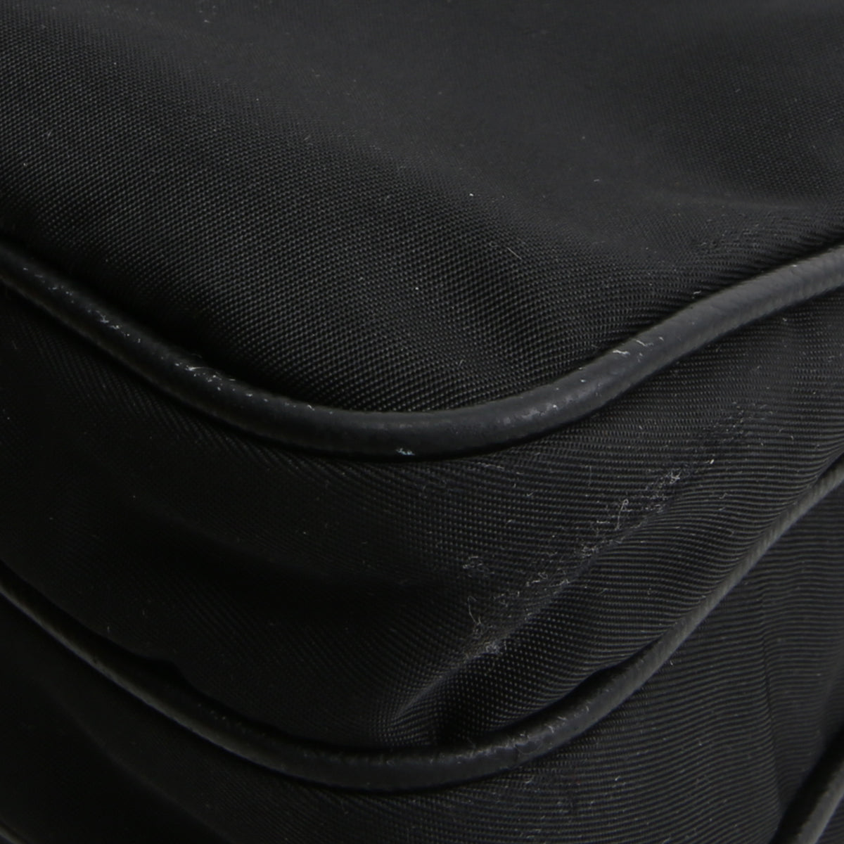 PRADA Tessuto Nylon Messenger Bag - Black