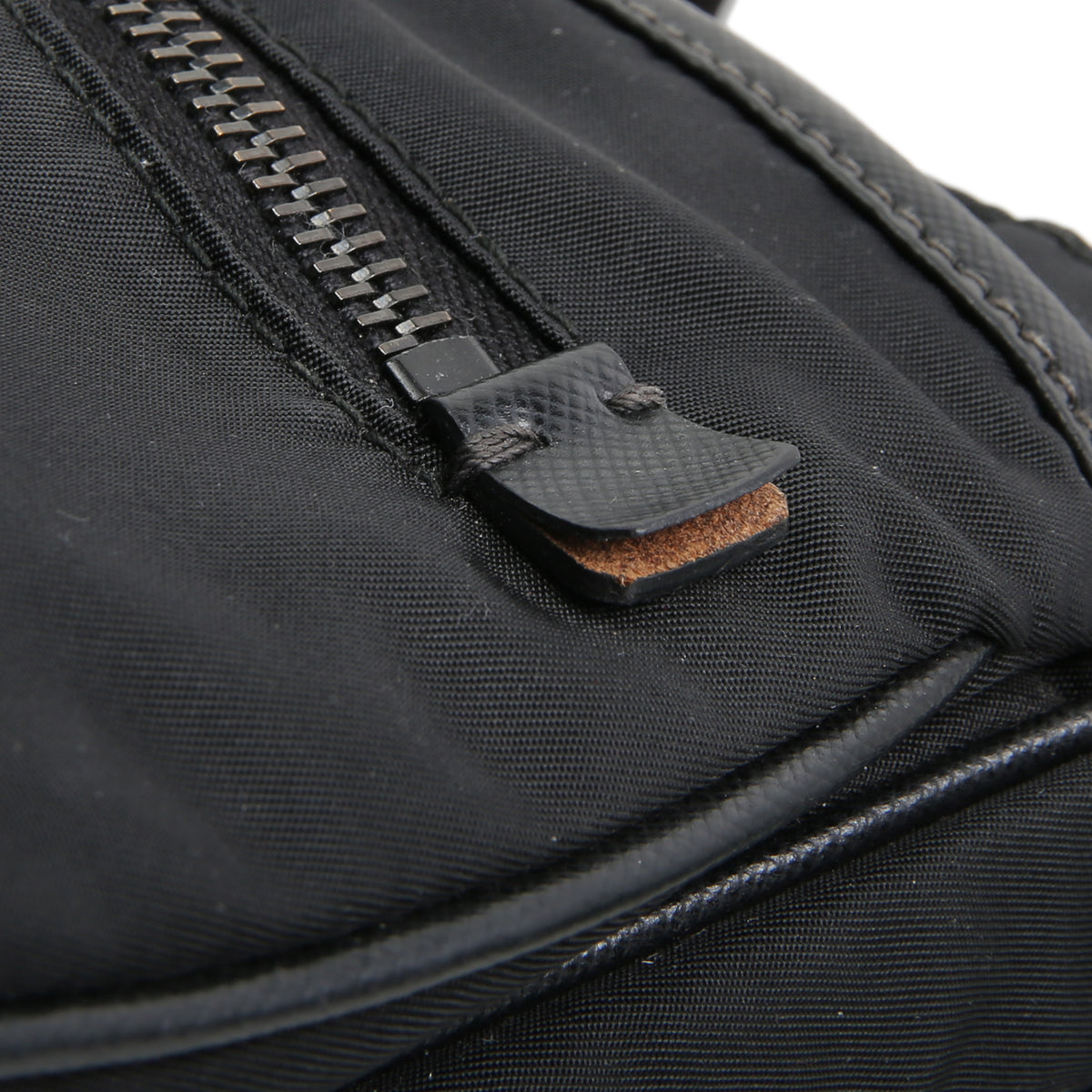 PRADA Tessuto Nylon Messenger Bag - Black