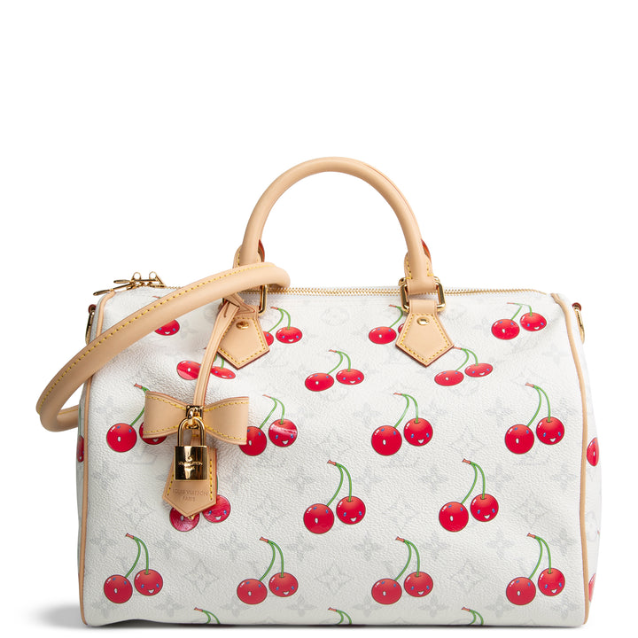 LOUIS VUITTON x Takaski Murakami Monogram Cerises Soft Speedy 30