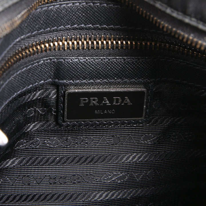 PRADA Tessuto Nylon Messenger Bag - Black