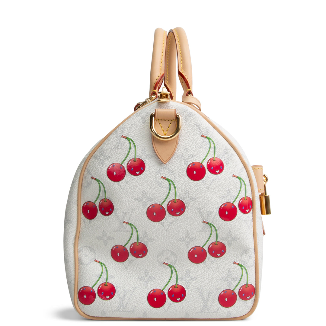 LOUIS VUITTON x Takaski Murakami Monogram Cerises Soft Speedy 30