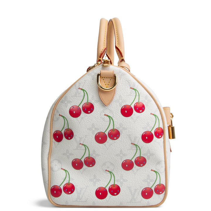 LOUIS VUITTON x Takaski Murakami Monogram Cerises Soft Speedy 30