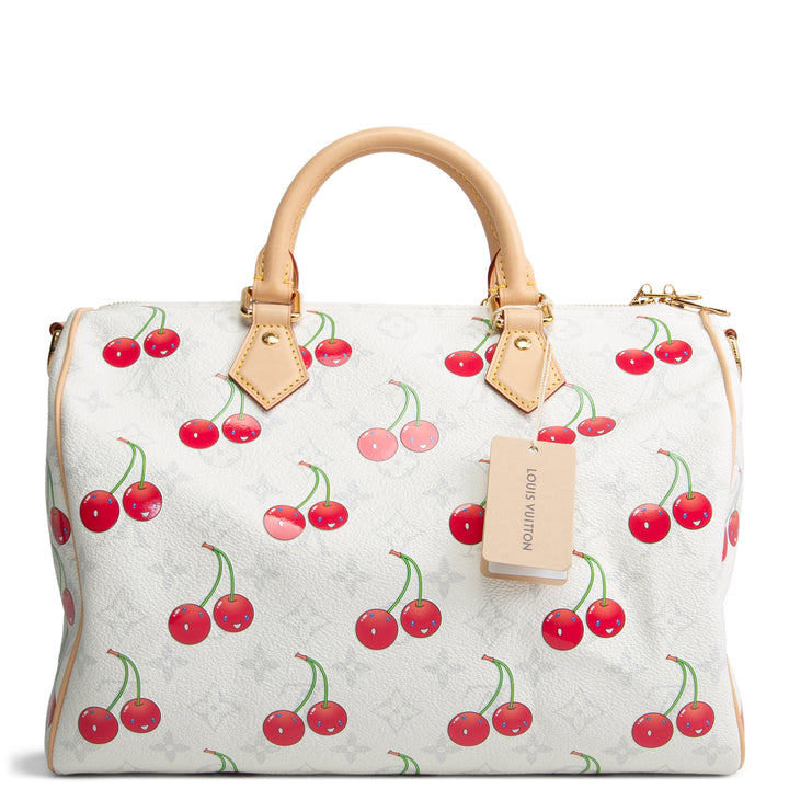 LOUIS VUITTON x Takaski Murakami Monogram Cerises Soft Speedy 30