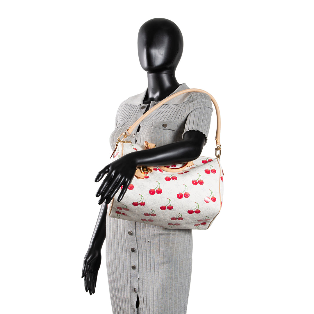 LOUIS VUITTON x Takaski Murakami Monogram Cerises Soft Speedy 30