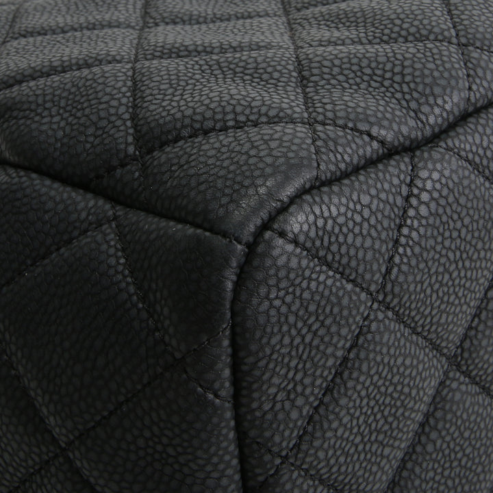 CHANEL Top Handle Bucket Bag w/ Strap - Charcoal