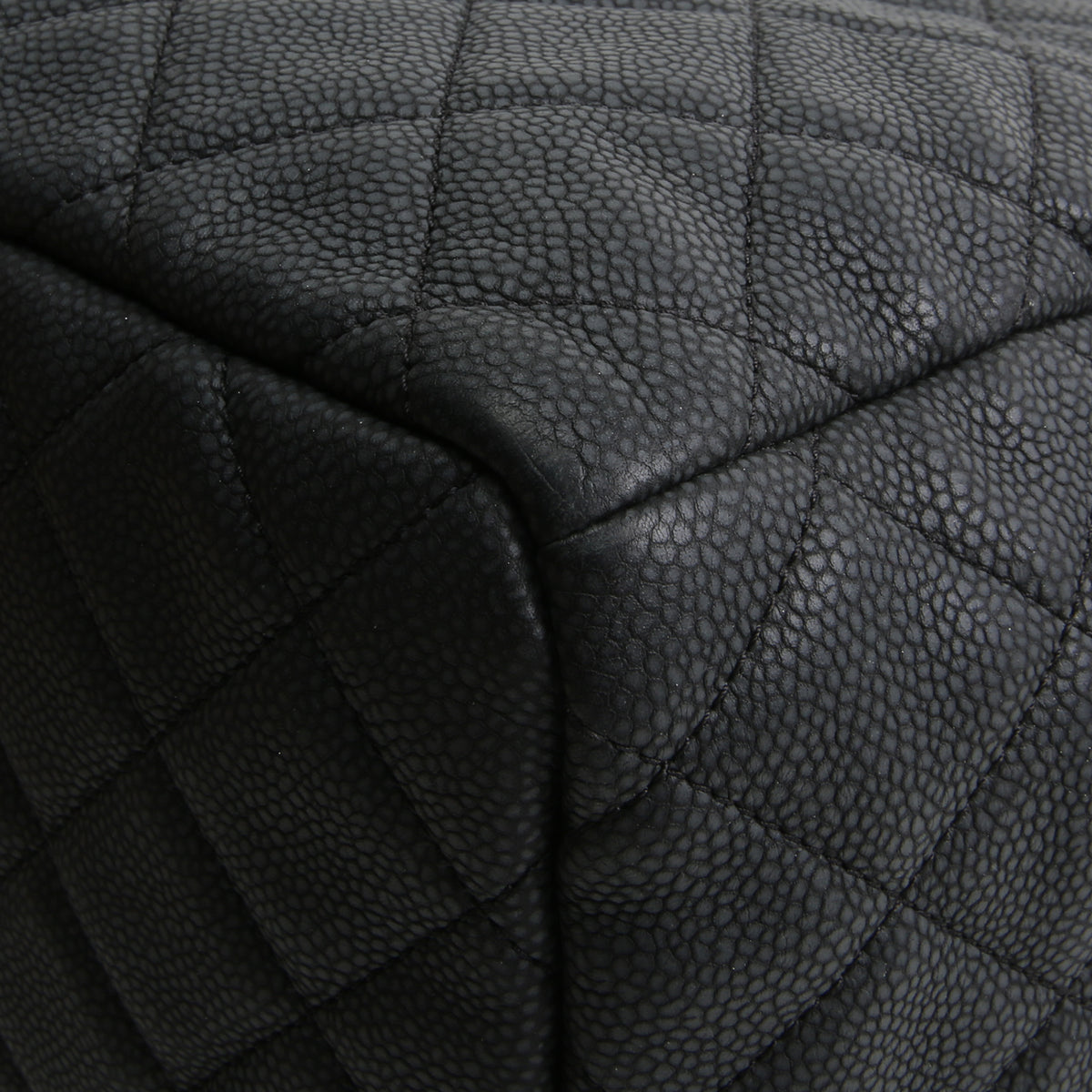 CHANEL Top Handle Bucket Bag w/ Strap - Charcoal
