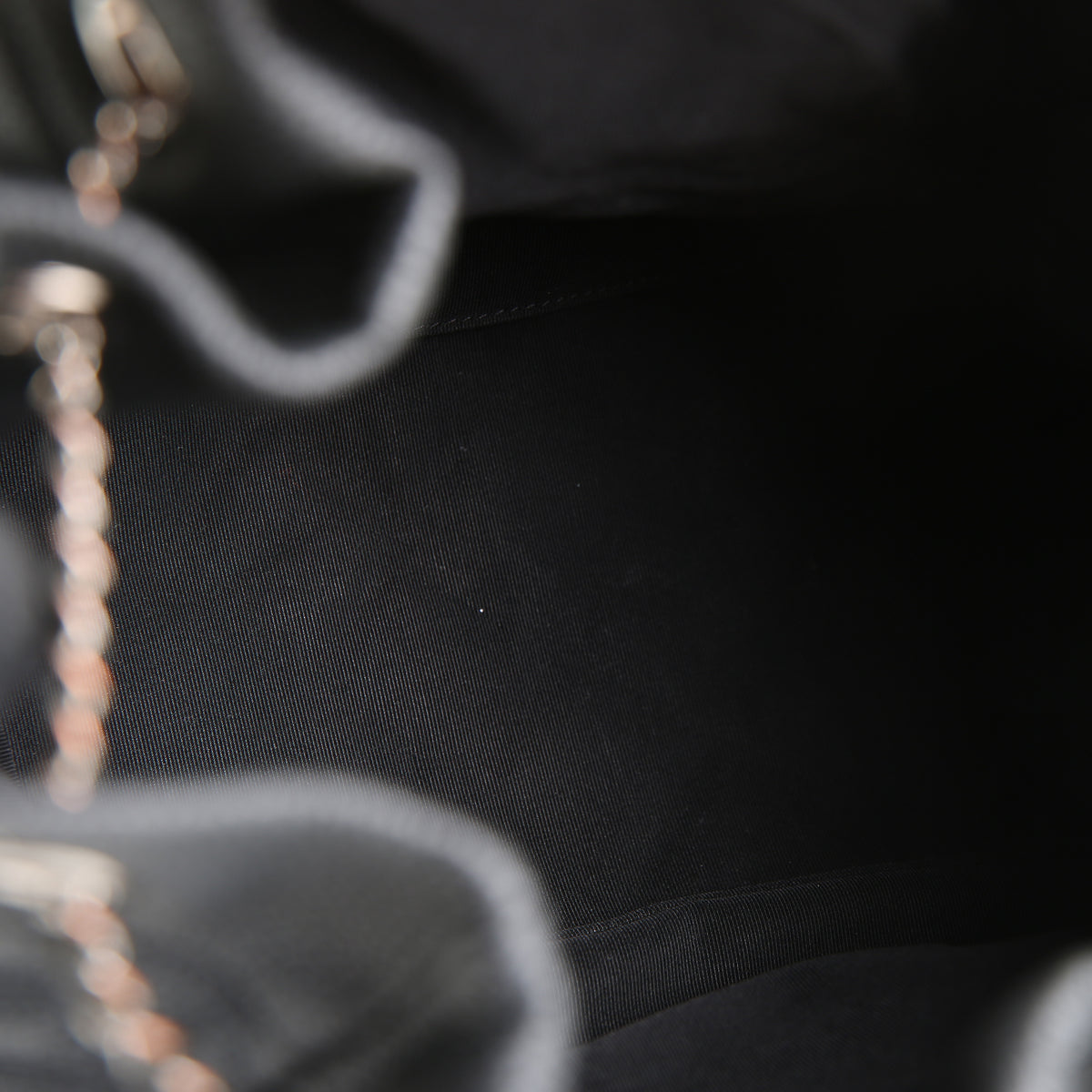 CHANEL Top Handle Bucket Bag w/ Strap - Charcoal