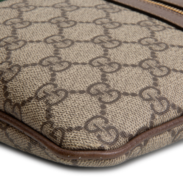 GUCCI GG Supreme Ophidia Pouch - Beige & Ebony