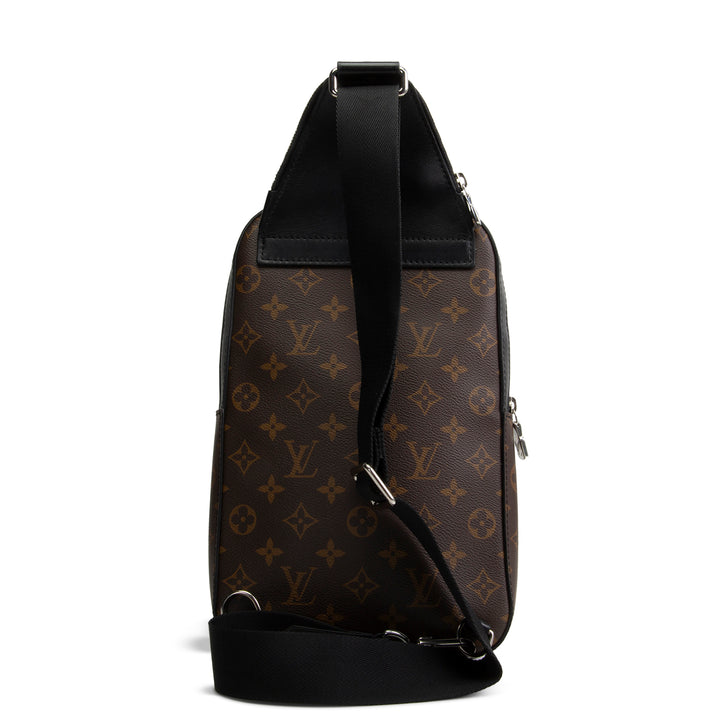 LOUIS VUITTON Monogram Macassar Avenue Sling Bag