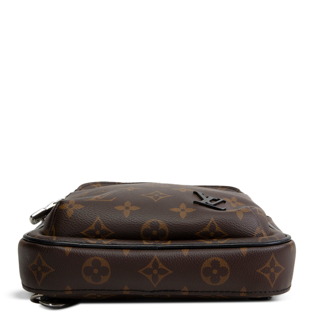 LOUIS VUITTON Monogram Macassar Avenue Sling Bag