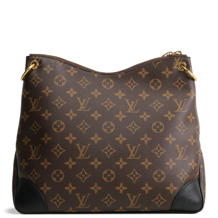 LOUIS VUITTON Monogram Macassar Odeon MM
