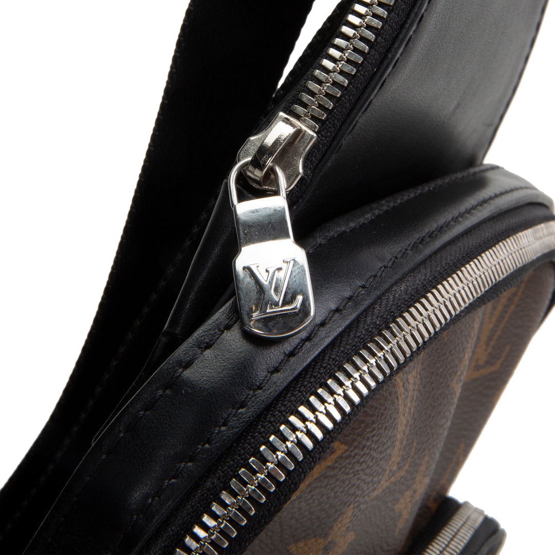 LOUIS VUITTON Monogram Macassar Avenue Sling Bag