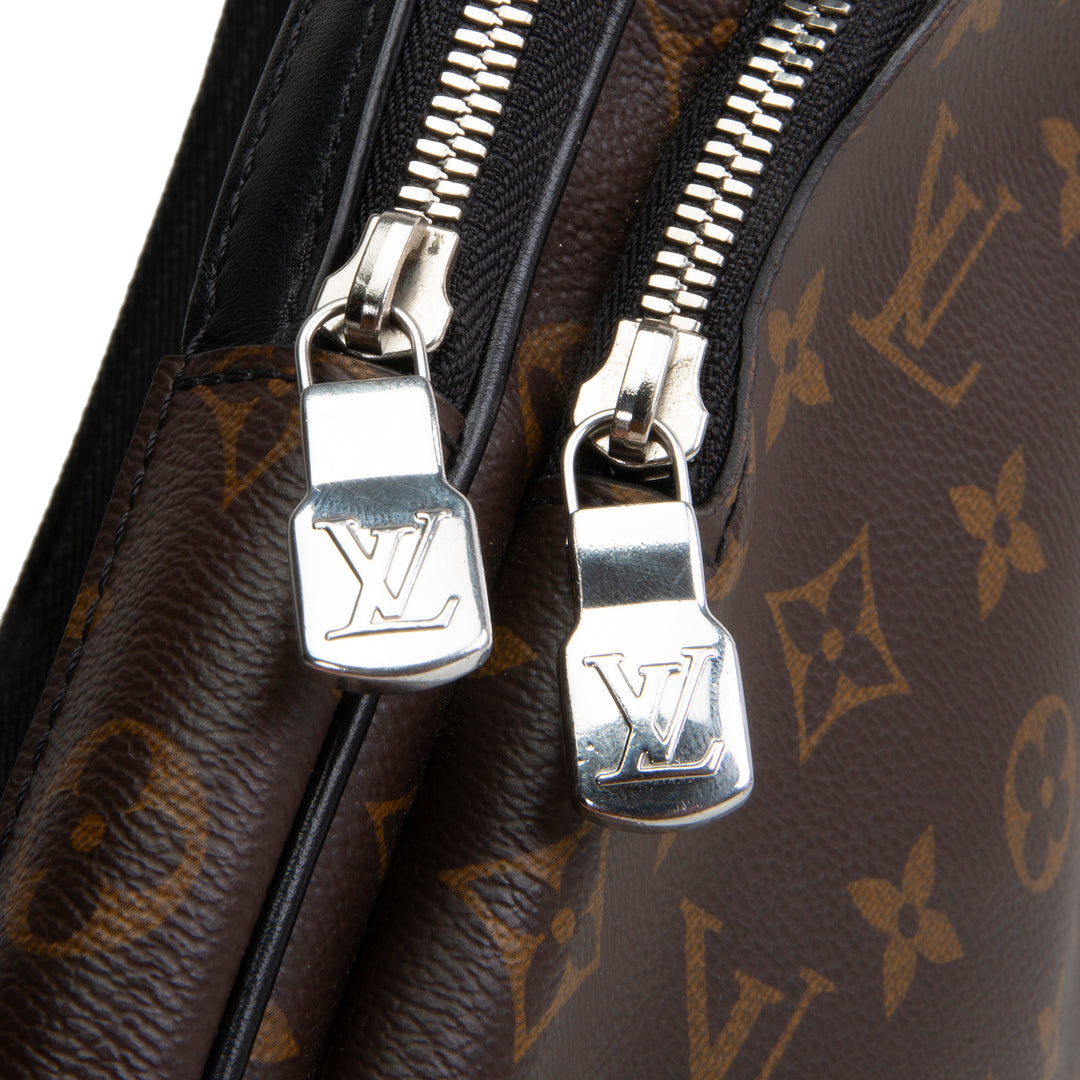LOUIS VUITTON Monogram Macassar Avenue Sling Bag