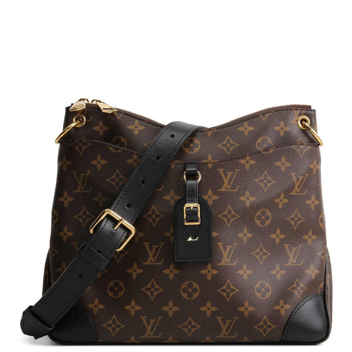 LOUIS VUITTON Monogram Macassar Odeon MM
