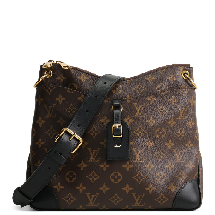 LOUIS VUITTON Monogram Macassar Odeon MM
