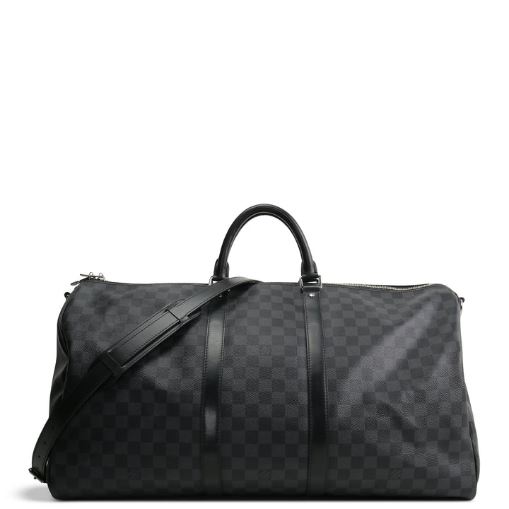 LOUIS VUITTON 55 Keepall - Damier Graphite