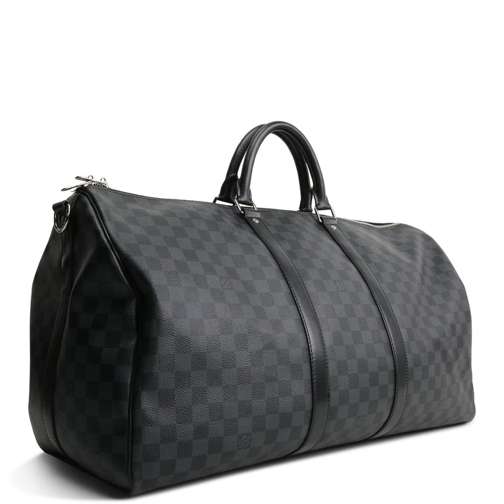 LOUIS VUITTON 55 Keepall - Damier Graphite