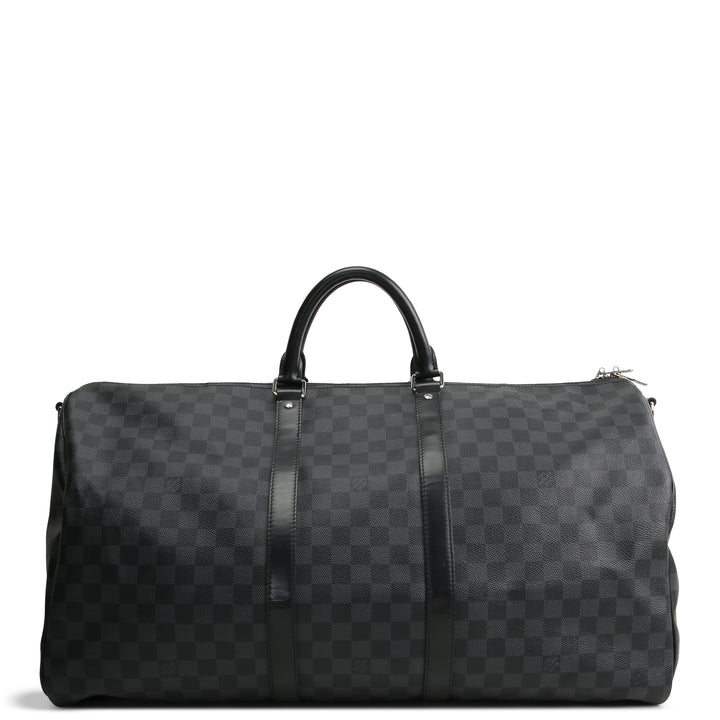 LOUIS VUITTON 55 Keepall - Damier Graphite