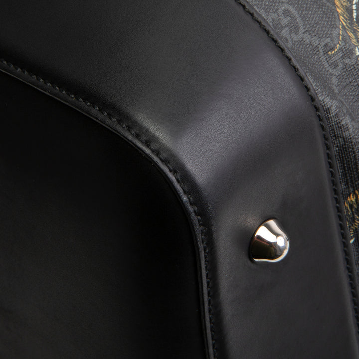 GUCCI GG Supreme Tiger Soft Duffle - Black