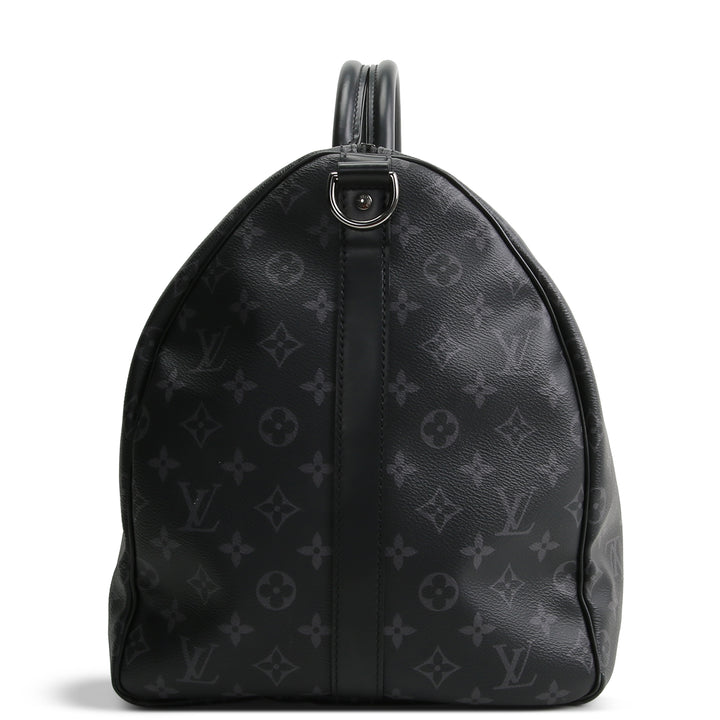 LOUIS VUITTON Monogram Eclipse Keepall Bandouliere 55