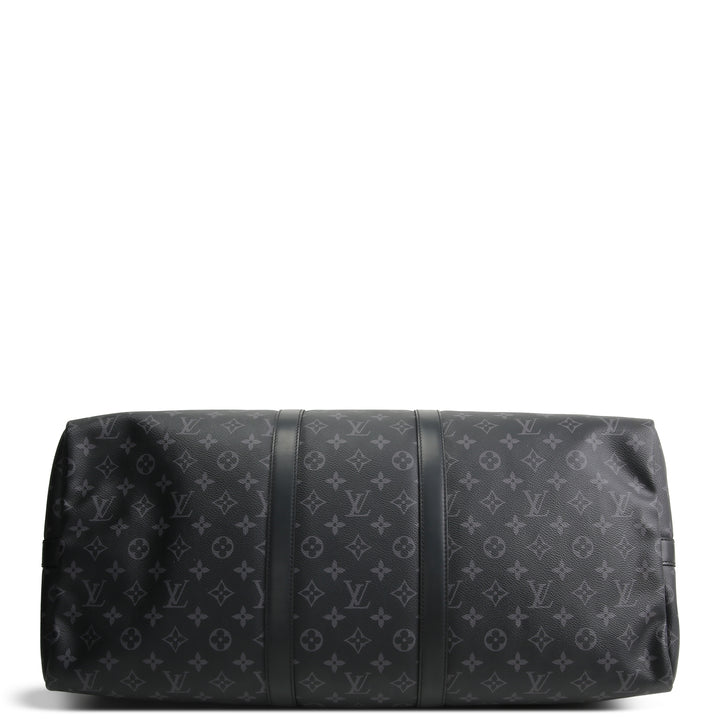 LOUIS VUITTON Monogram Eclipse Keepall Bandouliere 55