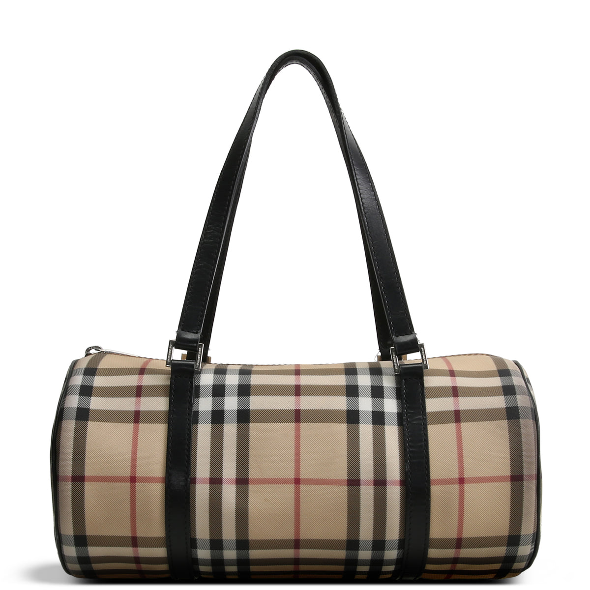 BURBERRY Nova Check Barrel Bag OUTLET FINAL SALE