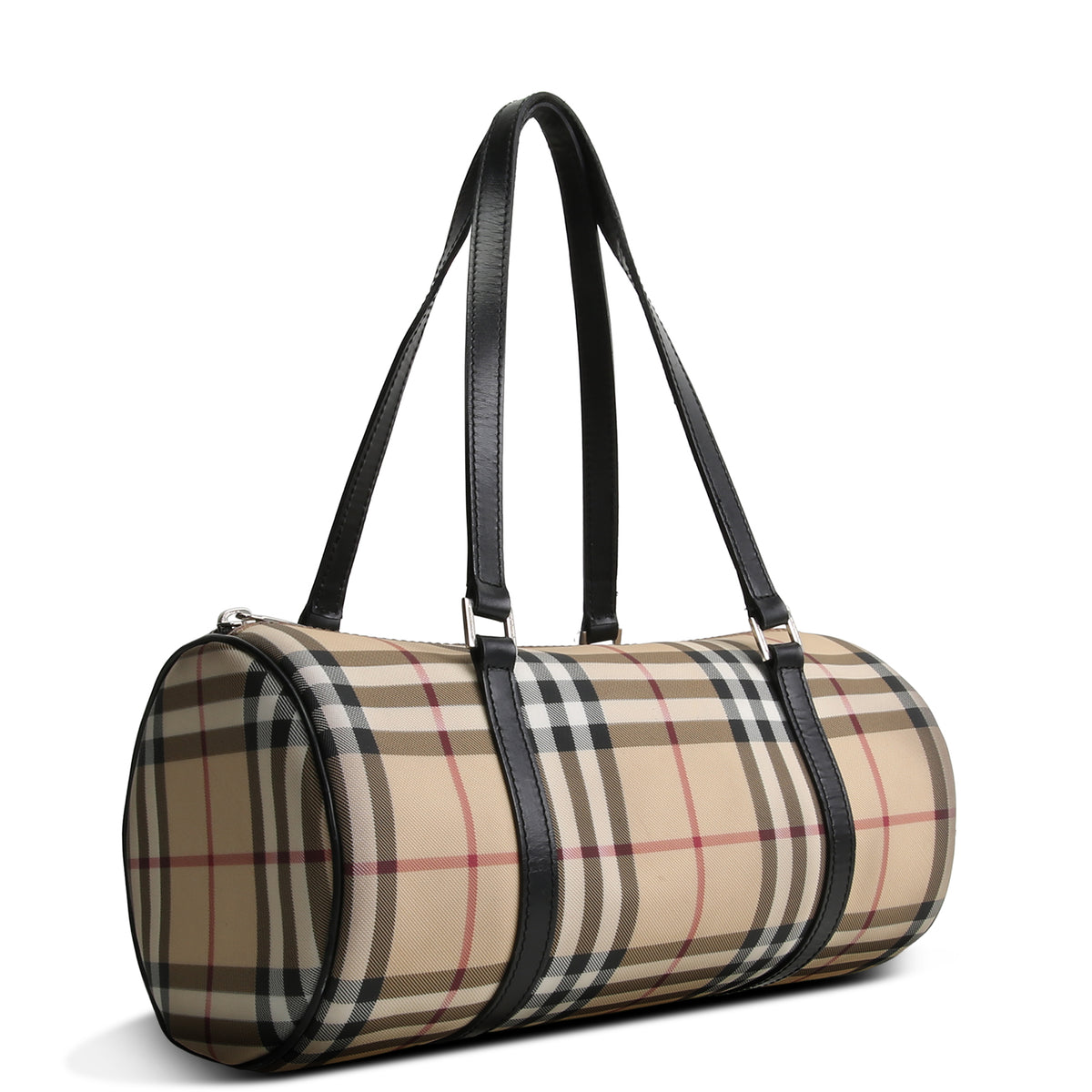 BURBERRY Nova Check Barrel Bag OUTLET FINAL SALE