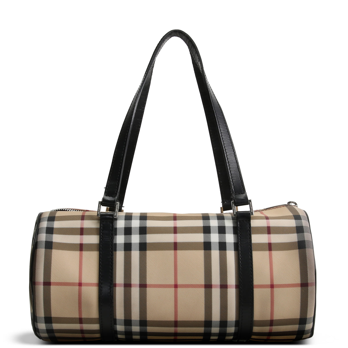 BURBERRY Nova Check Barrel Bag OUTLET FINAL SALE