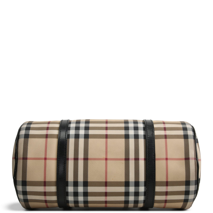 BURBERRY Nova Check Barrel Bag OUTLET FINAL SALE