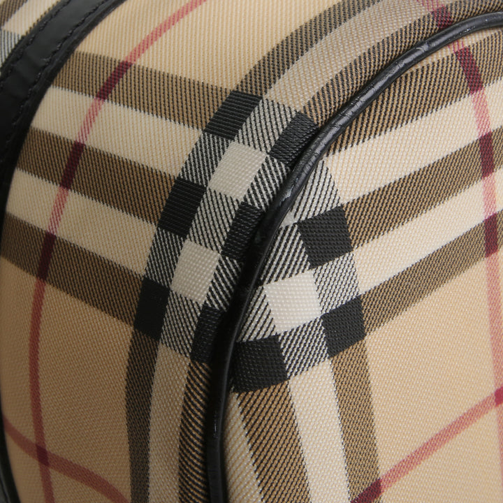BURBERRY Nova Check Barrel Bag OUTLET FINAL SALE