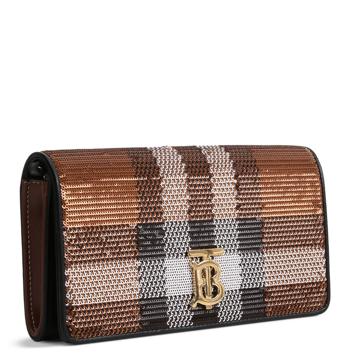 BURBERRY Sequins Lola Wallet On Chain