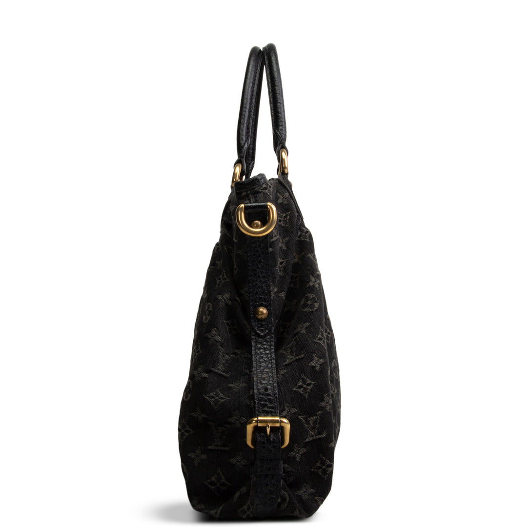 LOUIS VUITTON Monogram Denim Neo Cabby GM - Charcoal