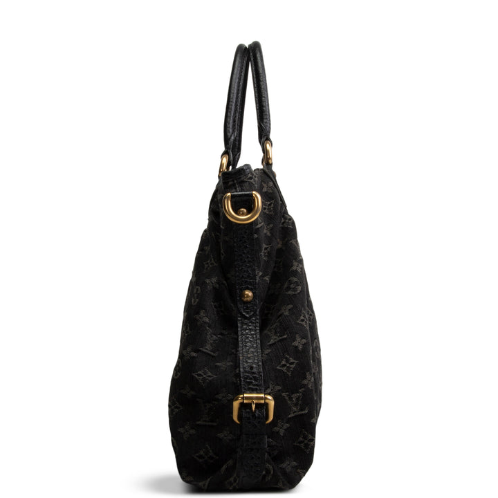 LOUIS VUITTON Monogram Denim Neo Cabby GM - Charcoal