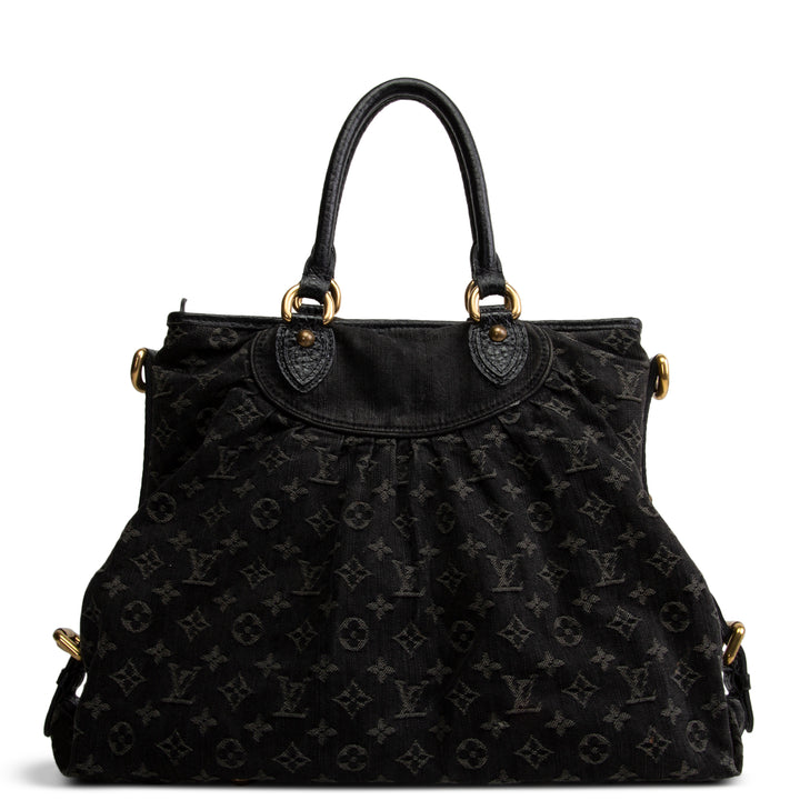 LOUIS VUITTON Monogram Denim Neo Cabby GM - Charcoal